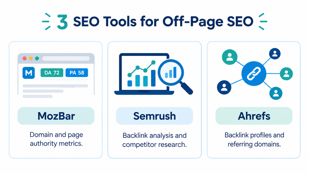 3 Tools for Off Page SEO