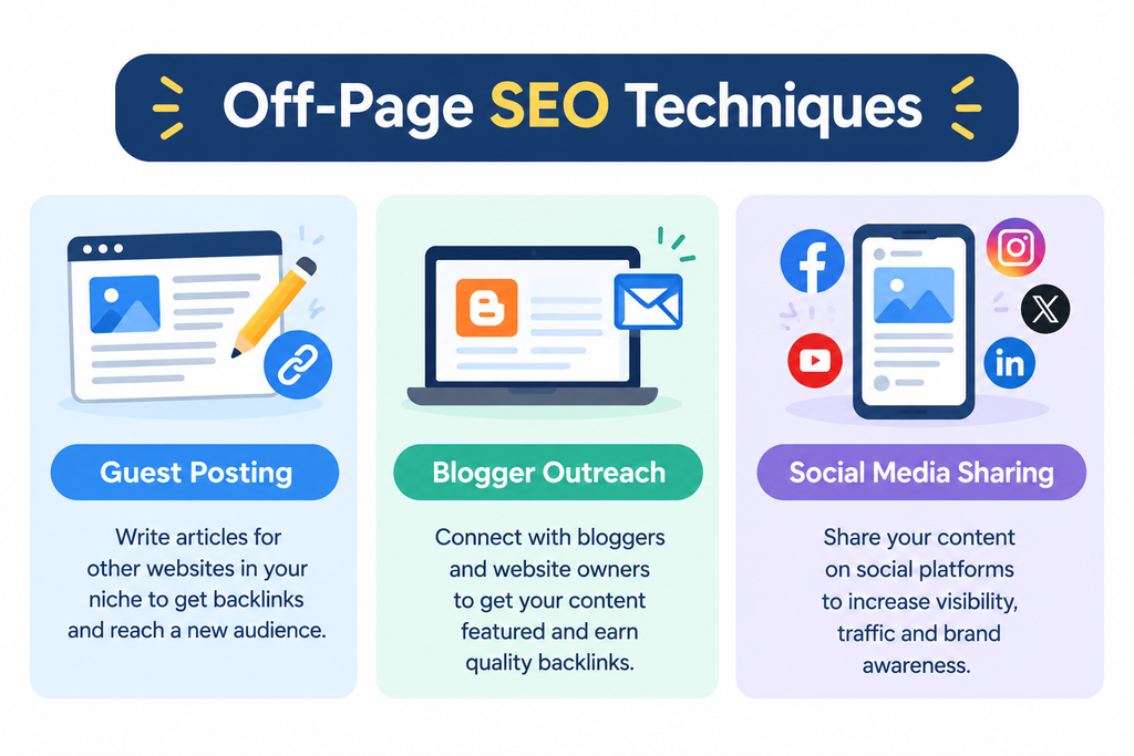 Main Off-Page SEO Techniques: