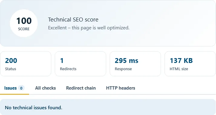 How to use the Technical SEO Audit Tool – step 3